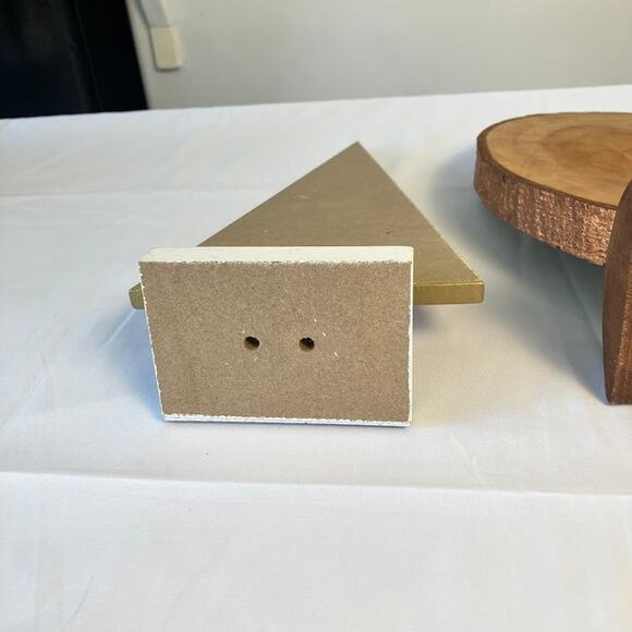 Rustic Christmas Wooden Table Top Decor Set Christmas Tree and Fox - Picture 5 of 8